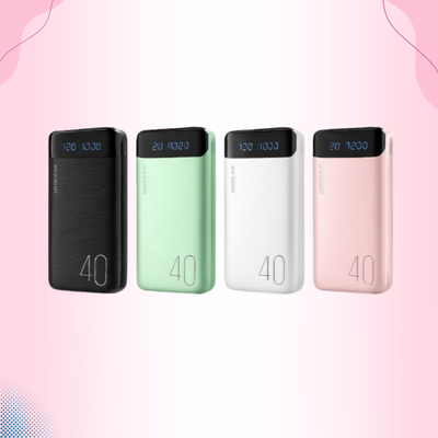 Portable 20000mAh Power Bank LED Display Fast Charging
