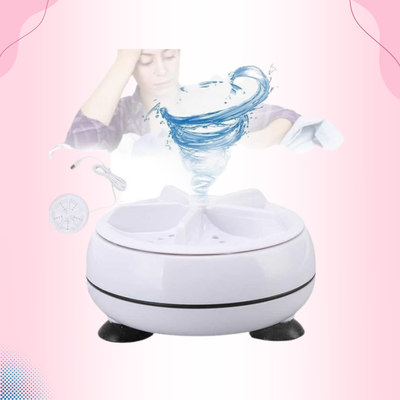 Portable USB Mini Washer Ultrasonic Turbo Travel Washing Machine