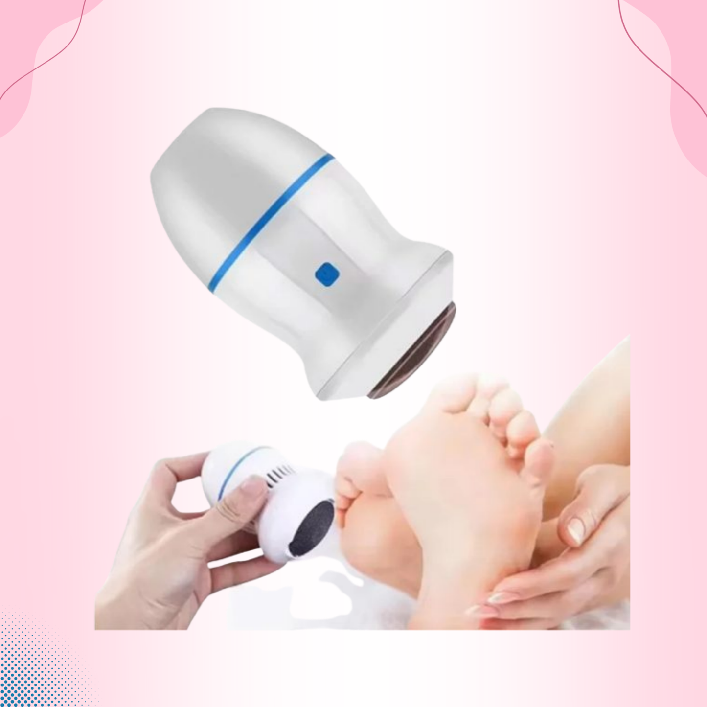 Back Callus Remover Electric Foot Grinder with Vacuum