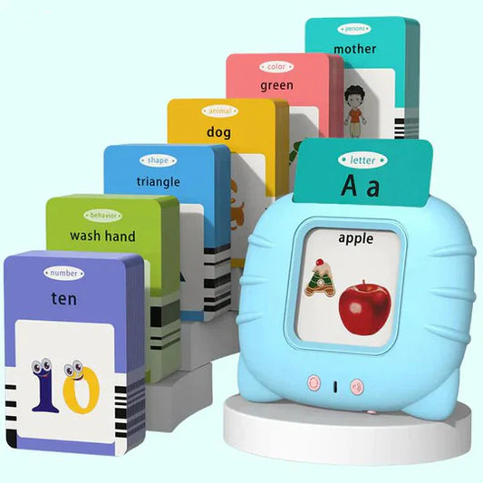 Interactive Flashcard Reader for Kids – 112 Learning Cards, Educational Talking Toy