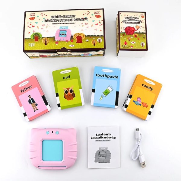 KiddieCards Talking Flash Cards Fun, Audible & Interactive Learning Toy