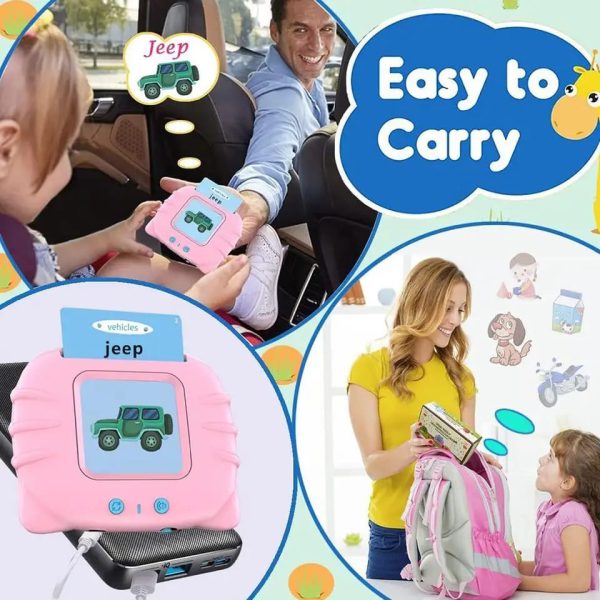 KiddieCards Talking Flash Cards Fun, Audible & Interactive Learning Toy