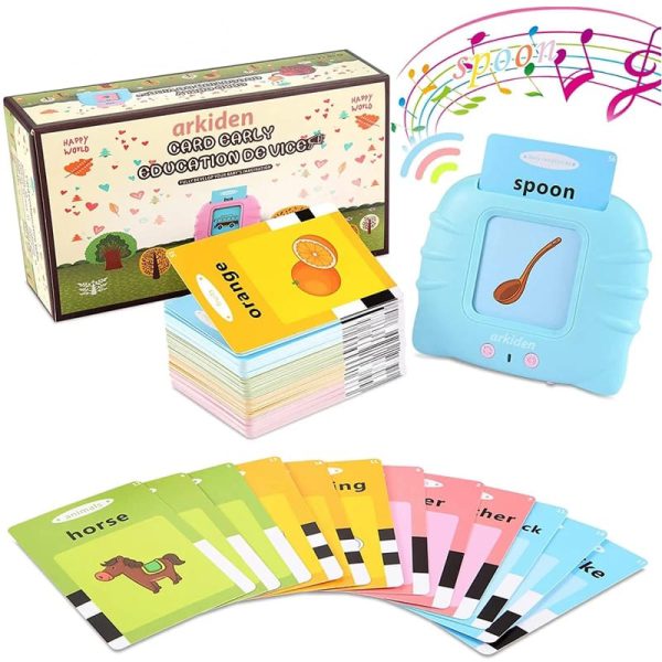 KiddieCards Talking Flash Cards Fun, Audible & Interactive Learning Toy
