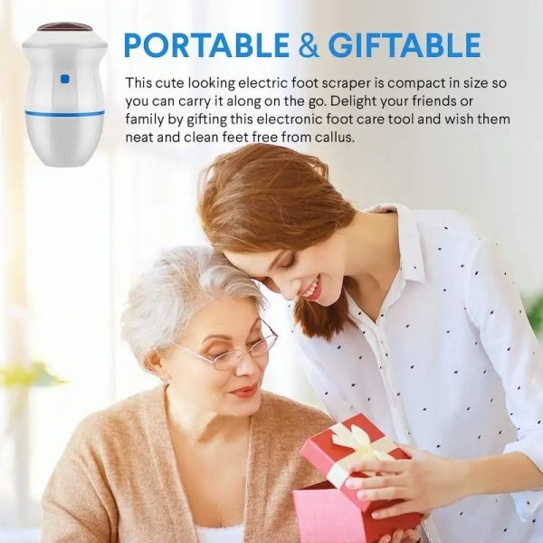 Back Callus Remover Electric Foot Grinder with Vacuum