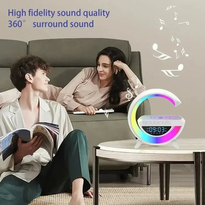 BT-3401 LED Clock Display Bluetooth Speaker with Night Light