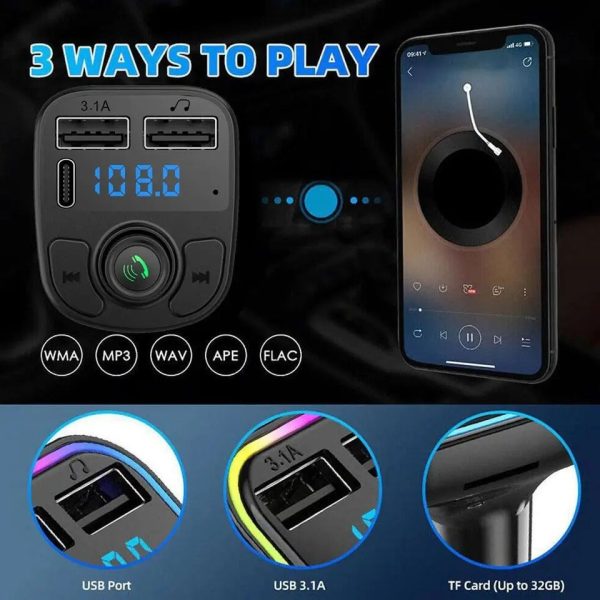 C1 Car MP3 Player Wireless FM Transmitter Modulator