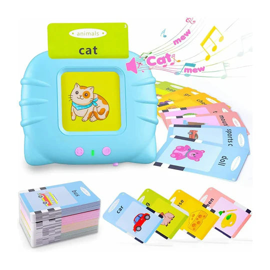 Interactive Flashcard Reader for Kids – 112 Learning Cards, Educational Talking Toy