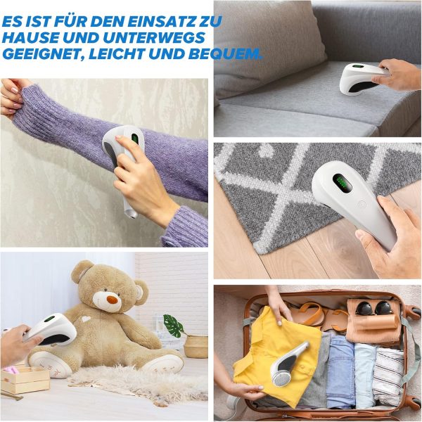 M23 Portable USB Rechargeable Lint Remover with Display