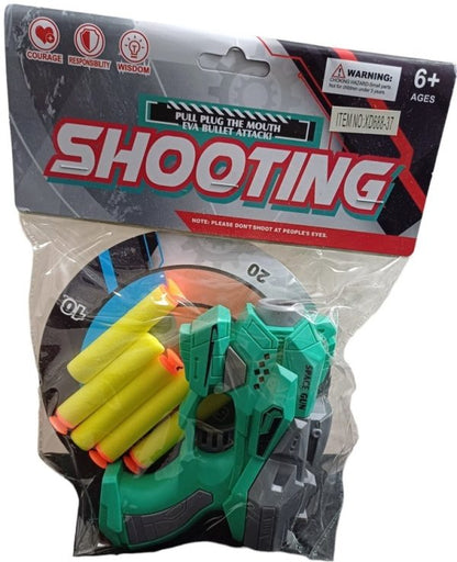 Plastic Soft Bullet Toy Gun with Safe Shooting Bullets