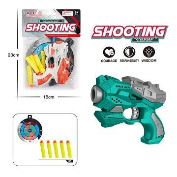 Plastic Soft Bullet Toy Gun with Safe Shooting Bullets