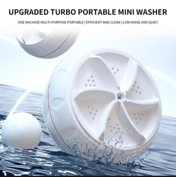 Portable USB Mini Washer Ultrasonic Turbo Travel Washing Machine