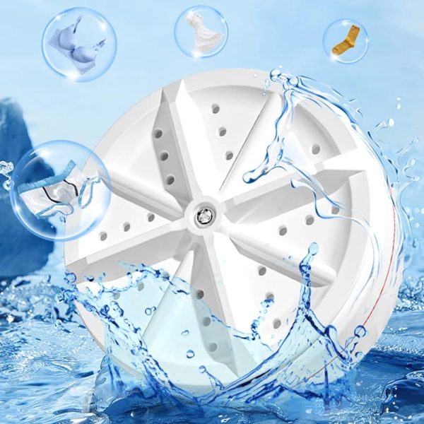 Portable USB Mini Washer Ultrasonic Turbo Travel Washing Machine
