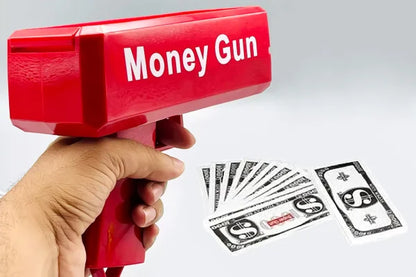 Rain Money Toy Gun Paper Playing Spray Prop Gun