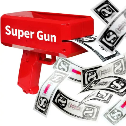 Rain Money Toy Gun Paper Playing Spray Prop Gun
